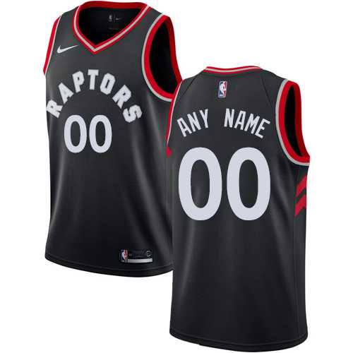 Women's Customized Toronto Raptors Black Nike NBA Statement Edition Jersey